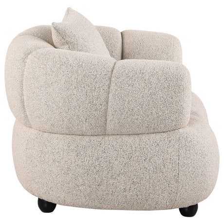 Comfortable cushioned seat of Whitney accent chair