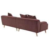 Detailed shot of sofa upholstery texture