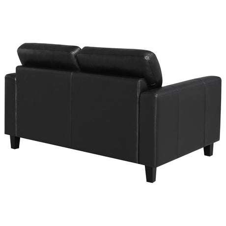 Back cushions showcasing polyester fiber fill