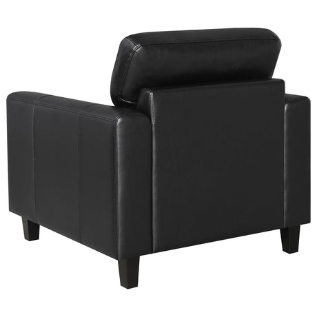 Detail of removable seat cushion and pocket coil construction