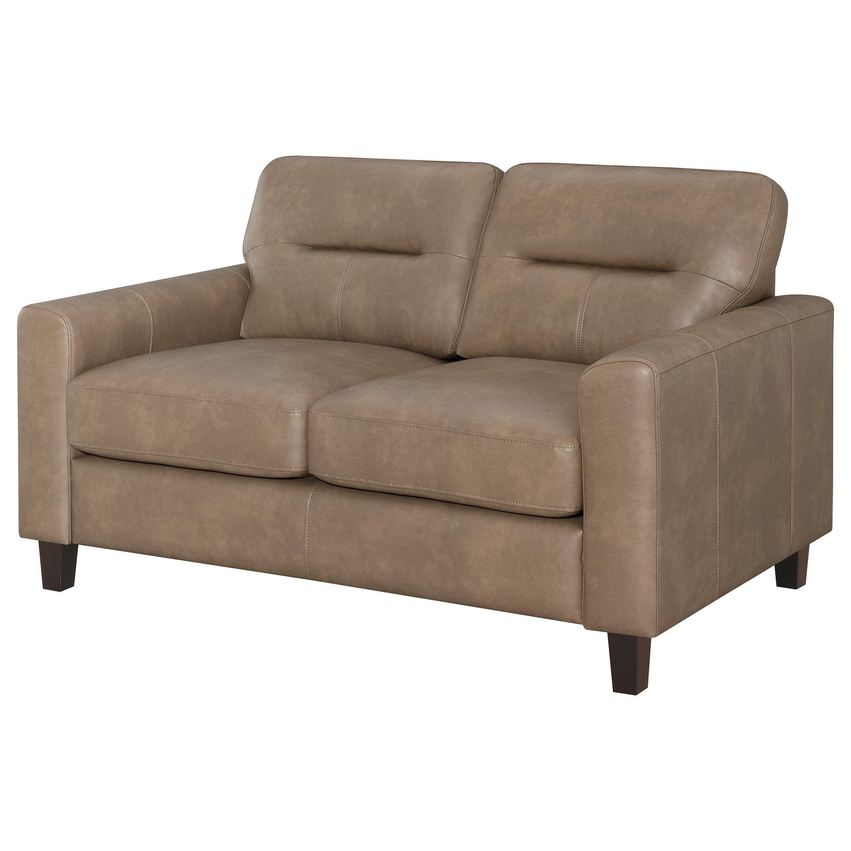 Wooden legs of Scotland loveseat