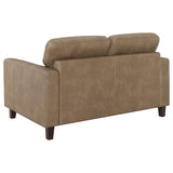 Attached seat cushion detail