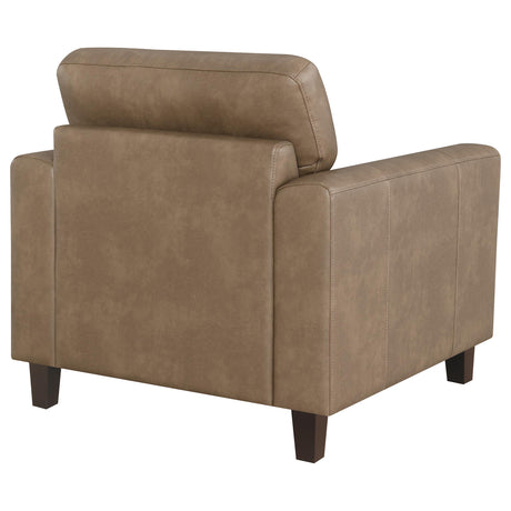 Scotland chair shown with removable back cushion