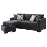 Metal frame support under sofa cushions