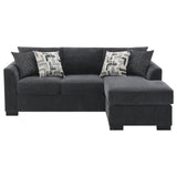 Storey sleeper sectional sofa in modern living room