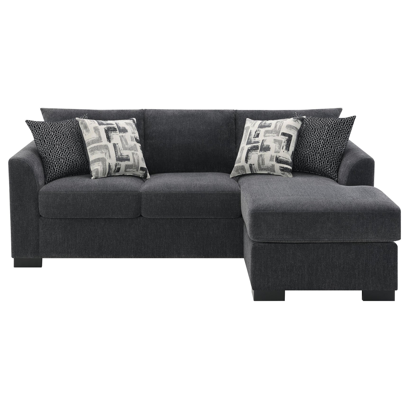 Storey sleeper sectional sofa in modern living room
