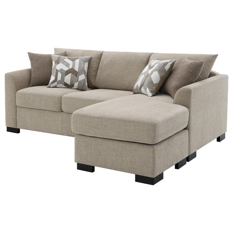 Storey Sleeper Sectional Sofa block feet