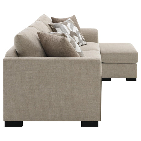 Storey Sleeper Sectional Sofa geometric pillows