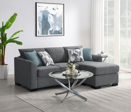 Storey Sleeper Sectional Sofa chaise side view