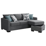 Storey Sectional Sofa chaise empty room setting