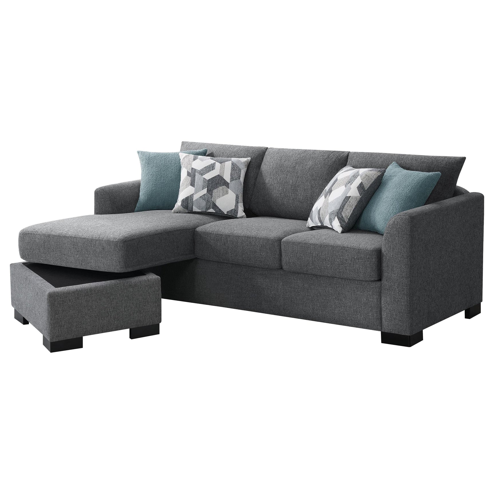 Storey Sleeper Sectional Sofa foam cushion close-up