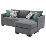 Sleeper sofa unfolded showing mattress