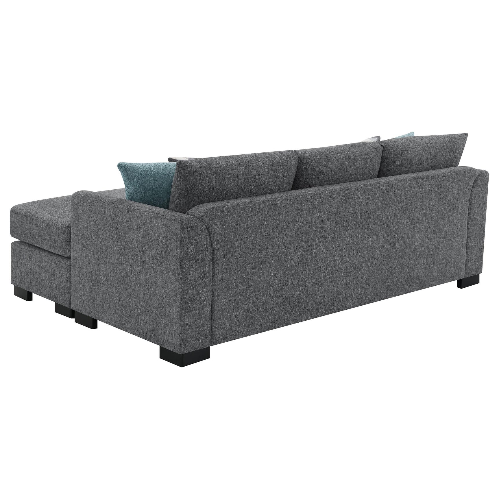Overall corner view of Storey sectional sofa