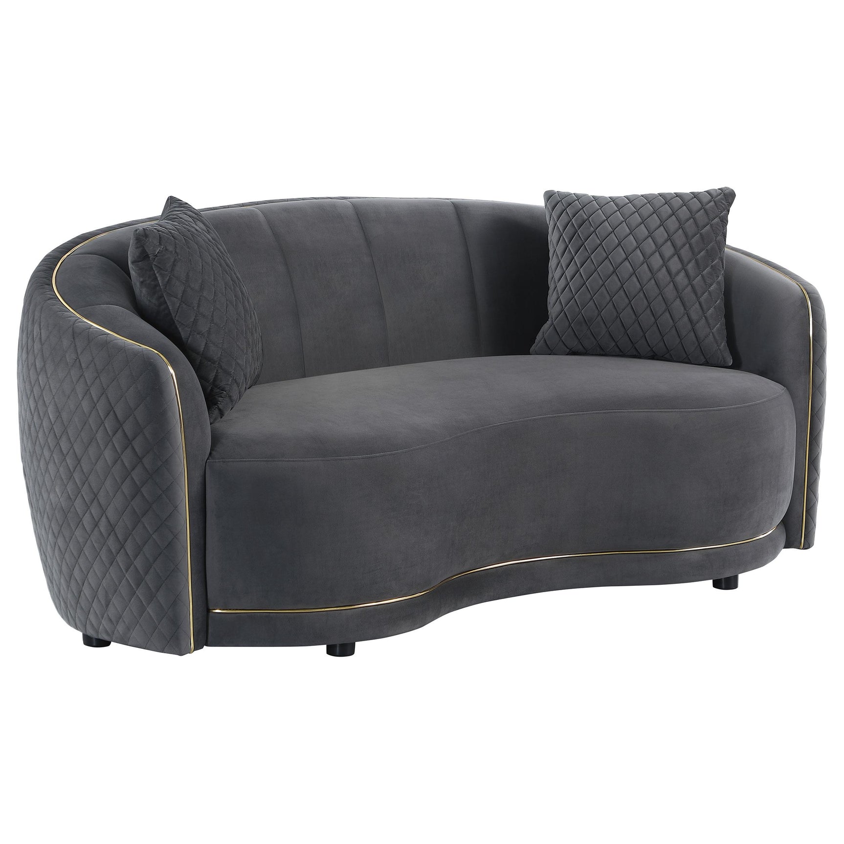 Brookside living room sofa set front angle