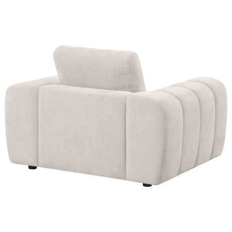 Bottom view showing solid wood chair legs