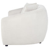 Removable seat cushions on Isabella loveseat