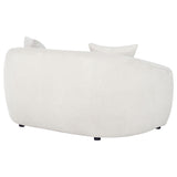 Isabella loveseat showing tight back design