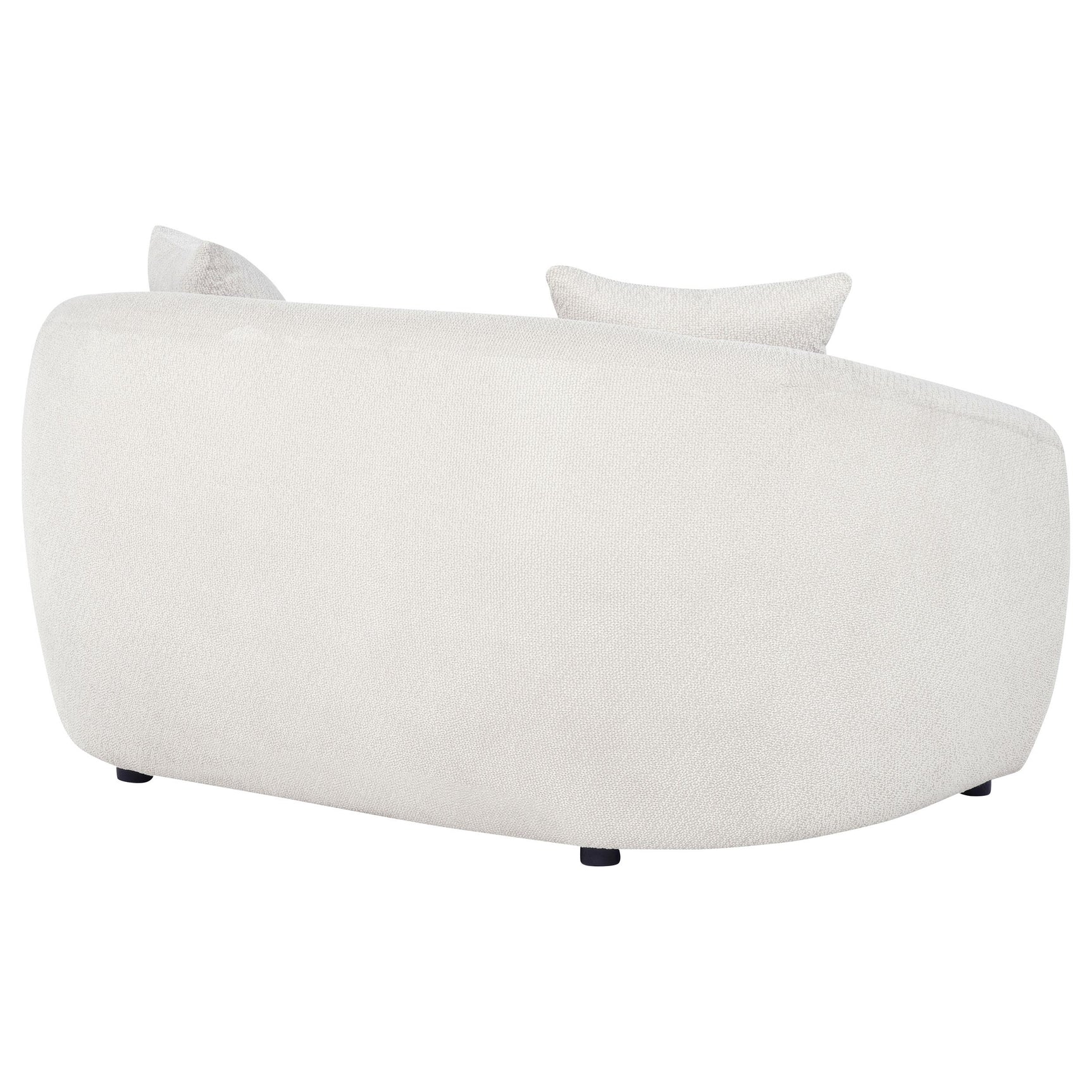 Isabella loveseat showing tight back design