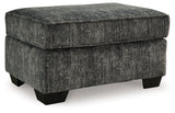 Lonoke Gunmetal Chair and Ottoman