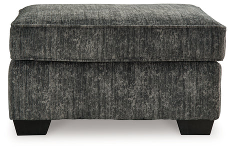 Lonoke Gunmetal chair detail view