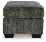 Lonoke Gunmetal Chair and Ottoman