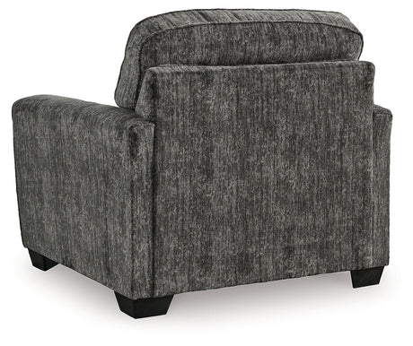 Lonoke Gunmetal Velvet Oversized Chair fabric swatch