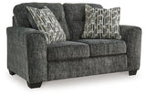 Lonoke Gunmetal chair side view