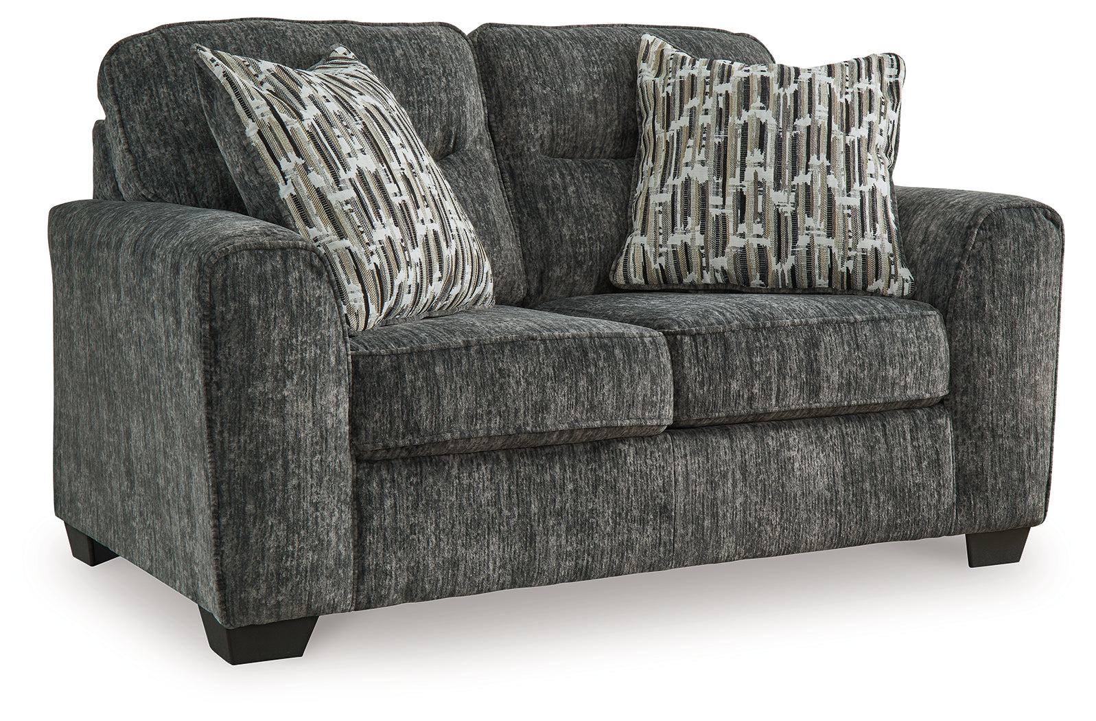 Lonoke Gunmetal chair side view