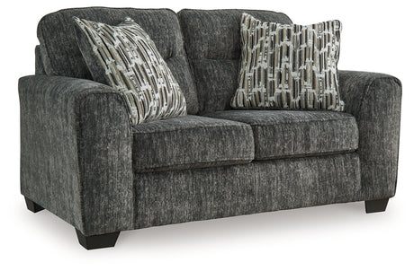 Lonoke Gunmetal chair side view