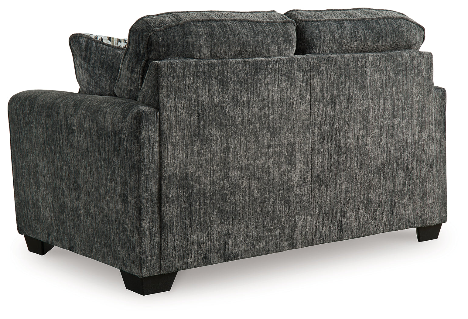 Lonoke Gunmetal ottoman detail close-up