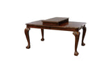 Norwich Dining Room Set detail of wood finish and upholstery