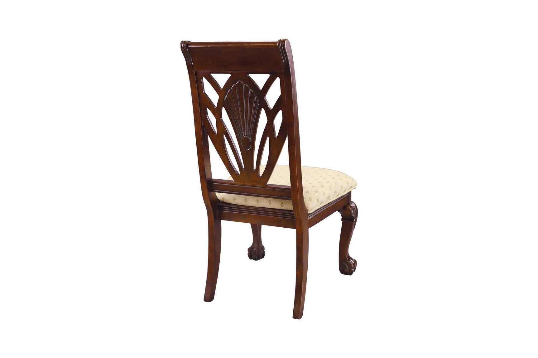Norwich Dining Room Set chair side view with upholstery