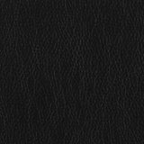 Finley black tufted upholstered sofa close front angle