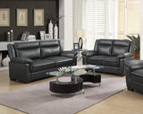 main view of Arabella Upholstered Pillow Top Arm Living Room Set Grey furniture