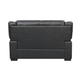 Arabella Loveseat close-up of pillow top seat and stitching