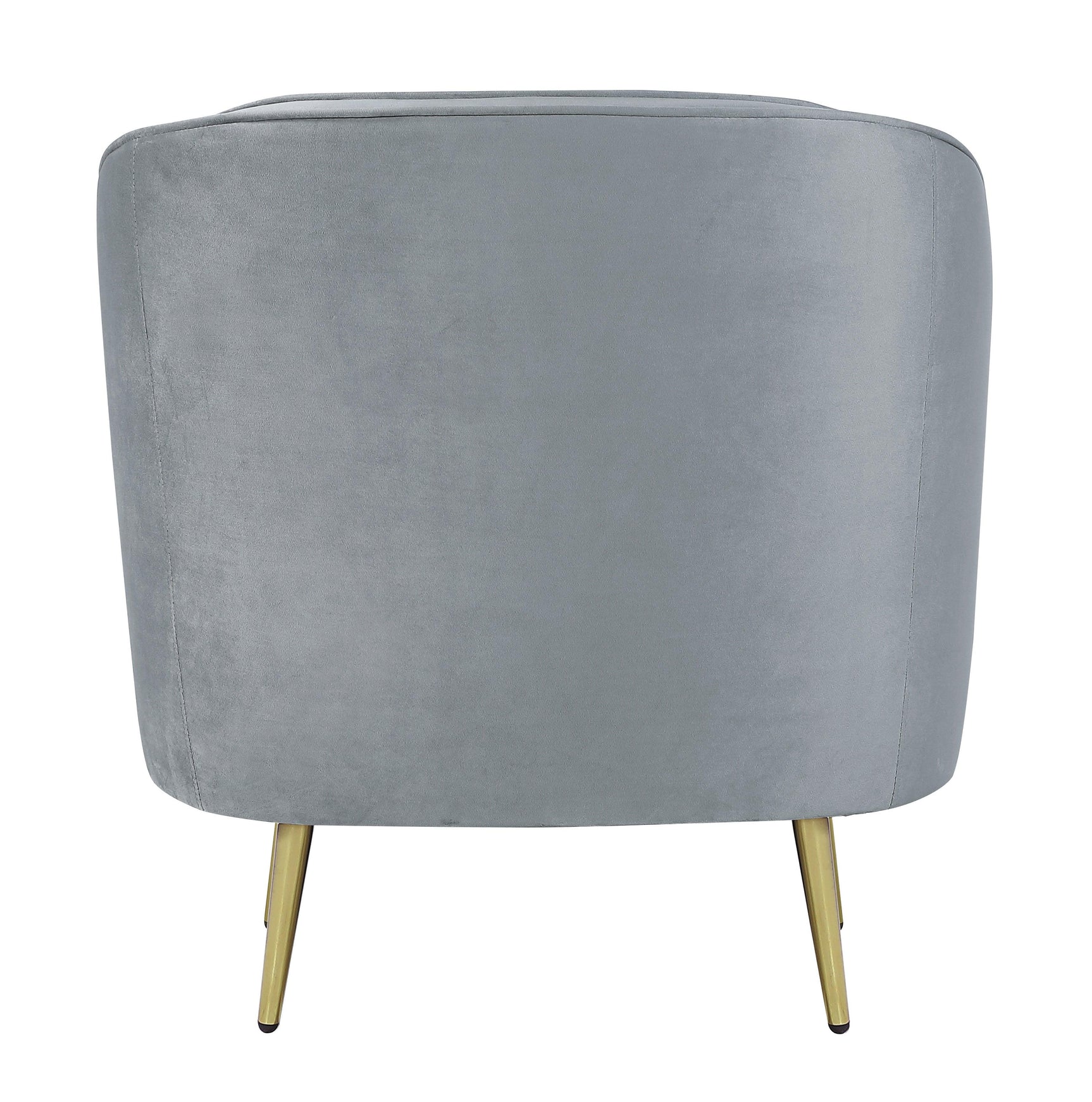 Sophia Upholstered Chair Grey And Gold - Ella Furniture