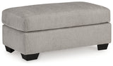 Detailed stitching on sofa