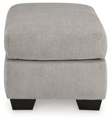 Avenal Park Flannel Chenille Ottoman