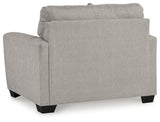 Avenal Flannel Park Chair And Ottoman