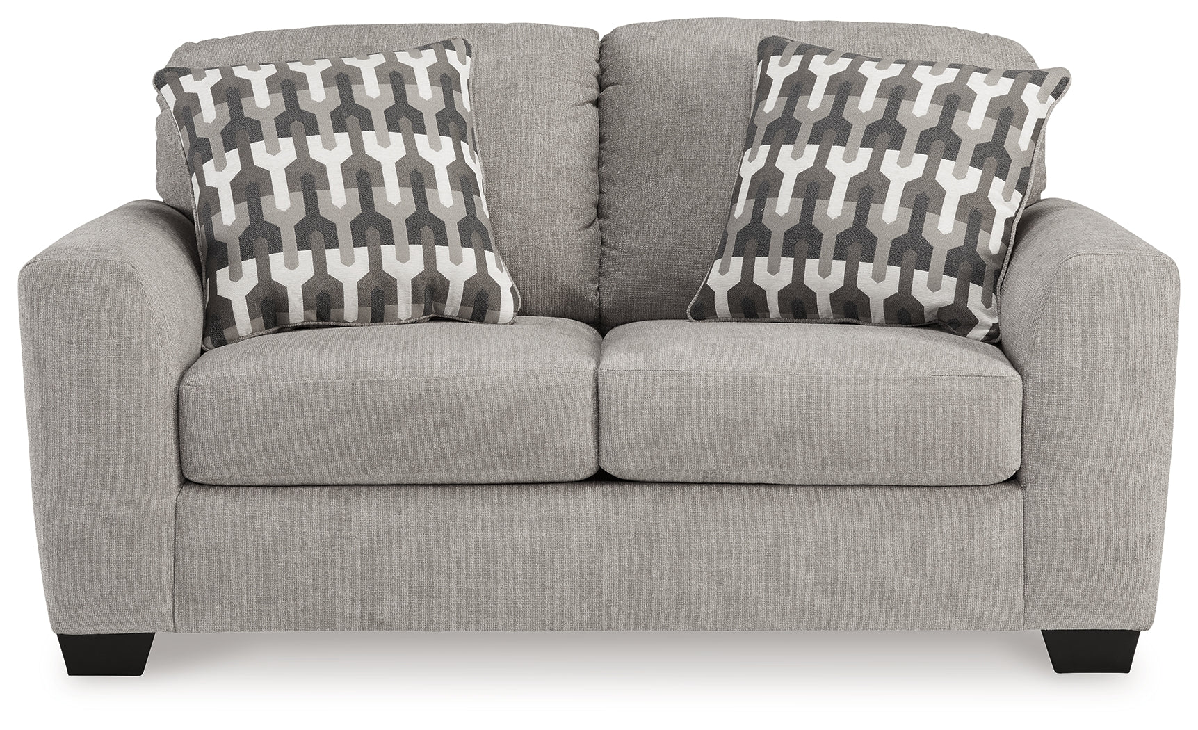 Avenal Park Flannel Chenille Loveseat