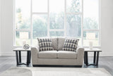 Avenal Park Flannel Chenille Loveseat