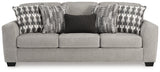 Avenal Flannel Park Sofa Loveseat Chair and Ottoman