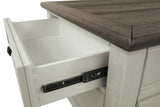 Bolanburg Two-Tone Coffee Table and 1 End Table Set — detail view