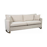 detail view of Corliss Beige Upholstered 3-Piece (sofa Loveseat Chair) furniture