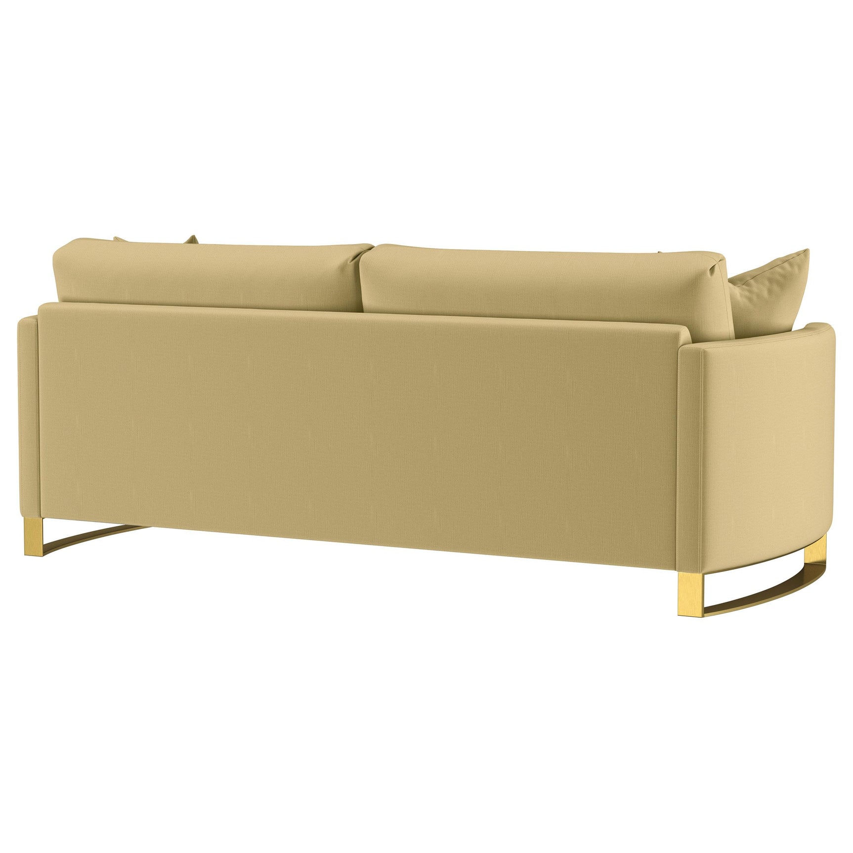 Side view showing sofa profile Corliss camel