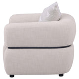 Wooden legs of Jeanette accent chair