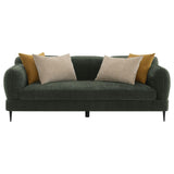 Soba Rich Green Sofa side view