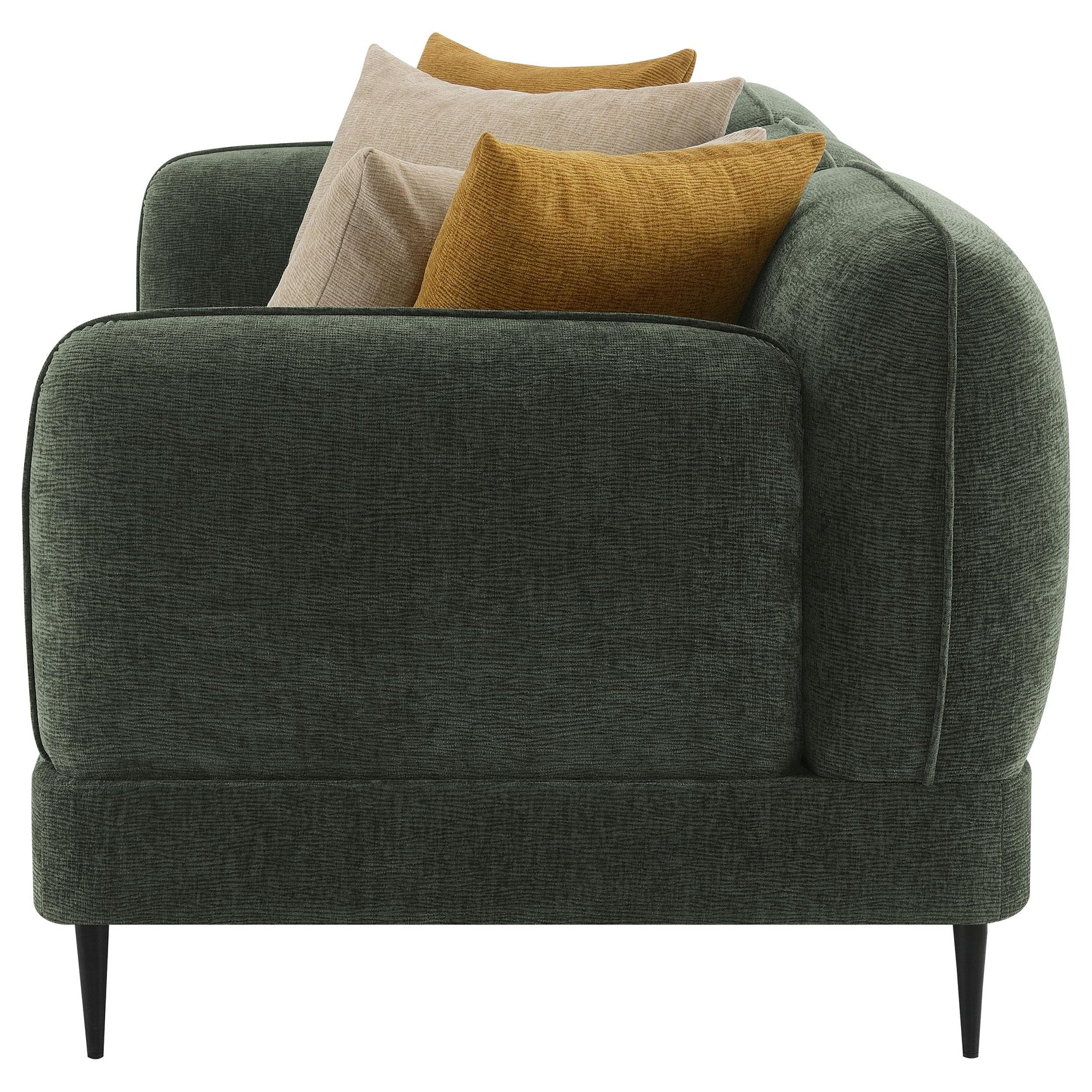 Soba Rich Green Sofa front view
