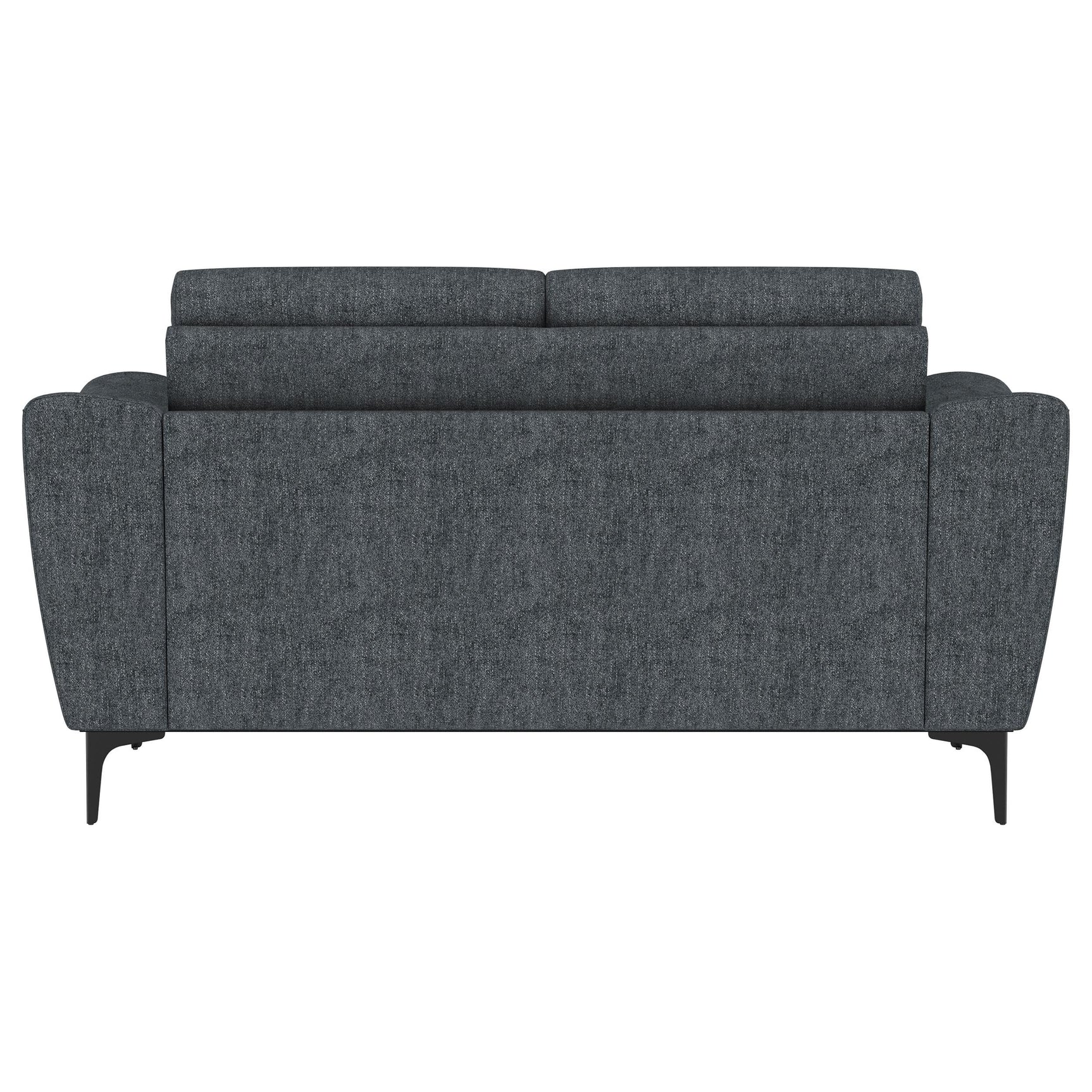 Fabric texture detail on Nolan loveseat