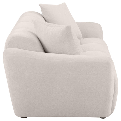 Destino Chenille Upholstered Sofa greige main view